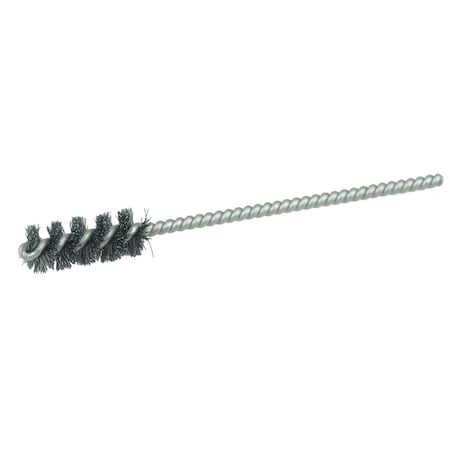 Weiler 3/8" Power Tube Brush, .008" Wire Fill, 1" Brush Length 21240